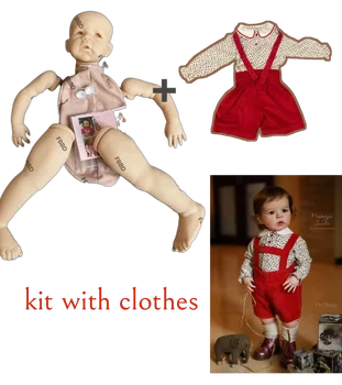 [Комплект с роклята] FBBD 25 инча Bebe Reborn Кукла Kit Sandie Blank Комплекти Популярна Рядка Лимитированная распроданная серия с тялото и очите