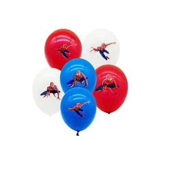 Спайдърмен 12 Инча Набор от Латексови Балони Детски Рожден Ден Украса за Доставка Балон Състав Подарък за Нова Година за Деца
