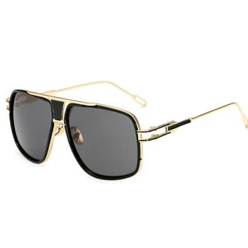 2023 Новата Луксозна Марка Дизайнерски Чифт Дамски Слънчеви Очила С Плосък Покрив 18 Към Позлатени Квадратни Мъжки Слънчеви Очила Дамски Нюанси На Ретро Gafas